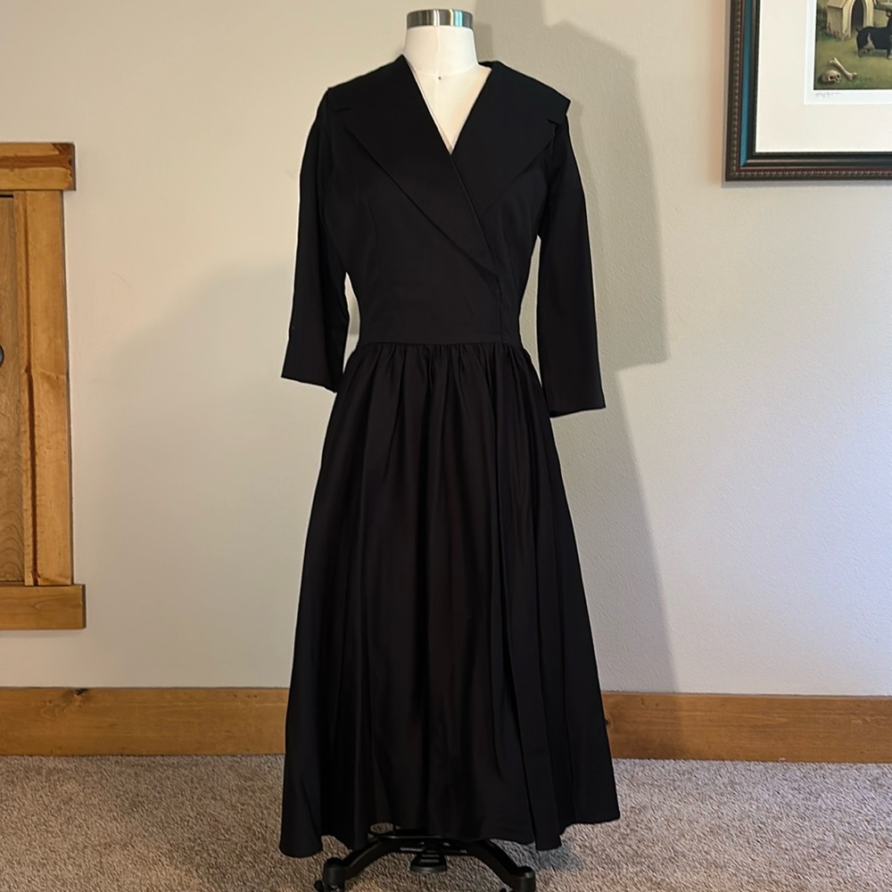 Black birdie dress